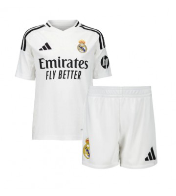Real Madrid Hemmakläder Barn 2024-25 Kortärmad (+ Korta byxor)